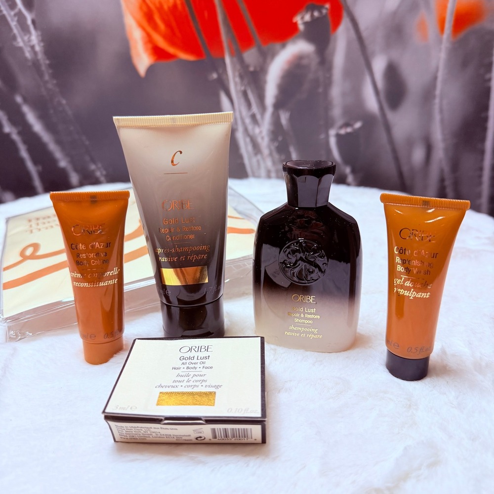 Oribe Gold Lust Hair Body Travel Set Brand New